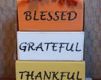 Thanksgiving Decorative Blocks