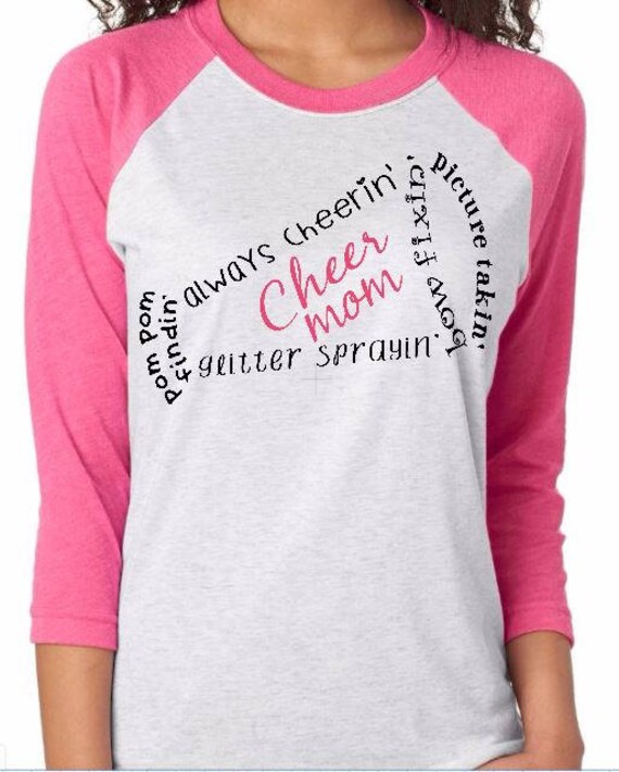 Cheer Mom Shirt Cheerleading Mom Cheer Mom Tee Cute Cheer