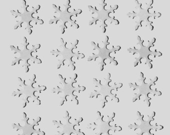LOT 20 SCREW BRADS SNOWFLAKE SNOW WHITE SNOW WINTER HOLIDAY SCRAPBOOKING SCRAP