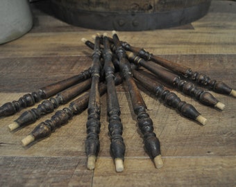 Vintage Rocking Chair Dowels - Set of 9