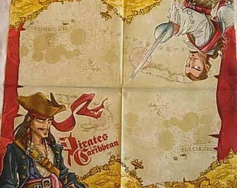 Towel in the Caribbean PIRATE and treasure