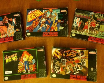 SuperNES Game Lot, good to very good used condtion, with manuals!