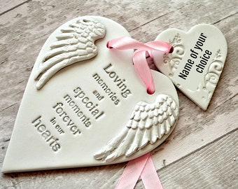 In loving memory bereavement gift, Memorial ornament, Condolence gift, Sympathy gift for loss of mother, child, father, dad, Grieving gift