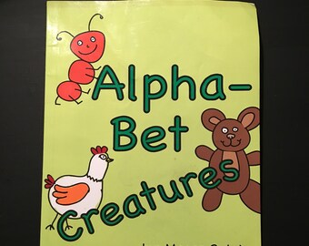 Alpha-Bet Creatures Coloring Book