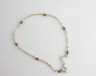 Glass Bead Anklet. Listing 46412912