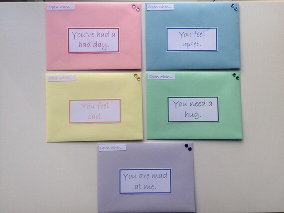 Open when letters long distance relationship friendship Open when letters long distance relationship friendship