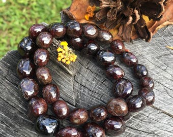 Garnet Bracelet, Gemstone Bracelet, Gifts for Her, Gemstone Jewelry