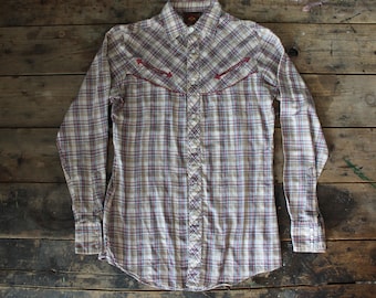 Vintage Western Shirt | Rio Grande | Arrow Pocket | Pearl Snap Western Shirt | Size Small