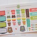 Christmas Netflix and PJ Planner stickers
