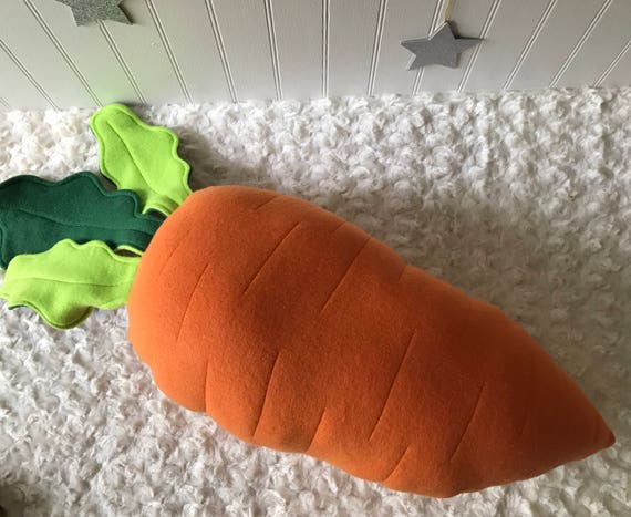 carrot plush pillow