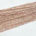 3-4mm pearls, loose, freshwater pearl, tiny pearl, pink lavender, pearl beads, semi-baroque, small pearl, fully drilled, 14 inch around