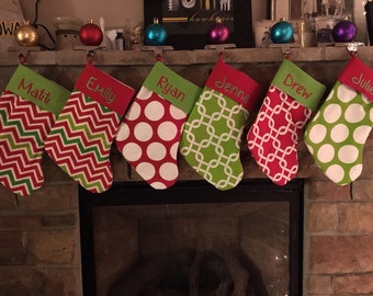 Handmade Personalized Stockings