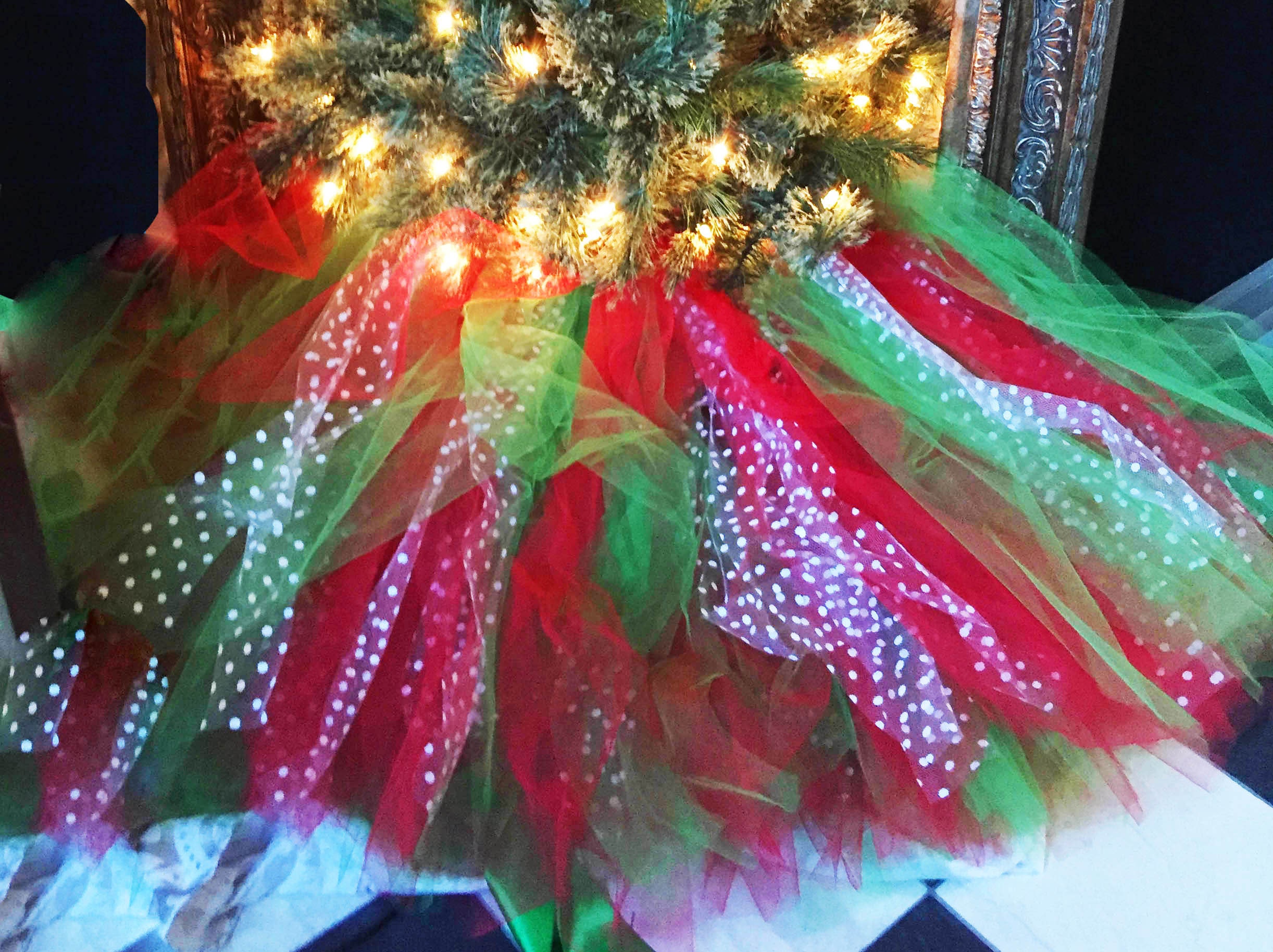 Tulle Christmas Tree Skirt 