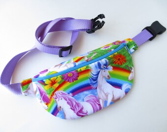 Unicorn Print Fanny Pack
