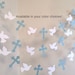 Blue Christening Cross and DOVE Garland - Baptism decor - First Communion Garland - RELIGIOUS Baby Dedication Decor - Your Color choice