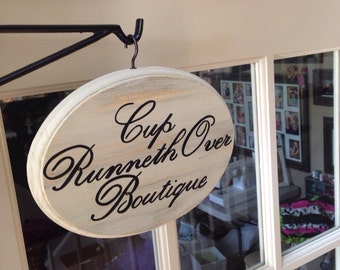 Large Custom Shop Sign (You choose words! 3+ words)