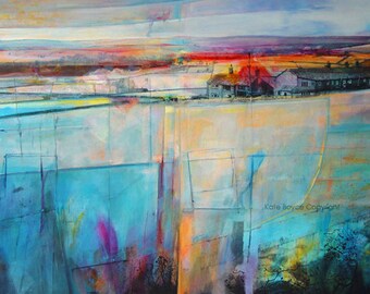 Soft Morning Light, Shawcroft Hill. (Limited Edition Archival Print Size 1)