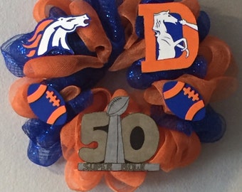 Denver broncos super bowl 50 wreath, gift