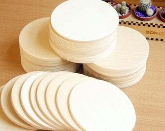Wooden coasters, Blank wood coasters, Circle coasters, Round wood coasters, DIY coasters, Wooden supplies, Handmade coasters, Set of 36
