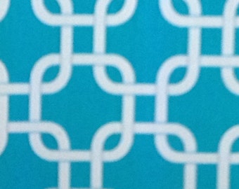Premier Print/Gotcha/Turquoise/White Home Decor Fabric 6.99 per yard