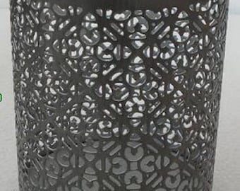 Tea light, lantern, zinc, ornament