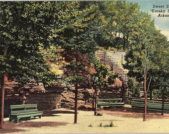 Eureka Springs, Arkansas, Sweet Springs - Vintage Postcard - Postcard - Unused (H)