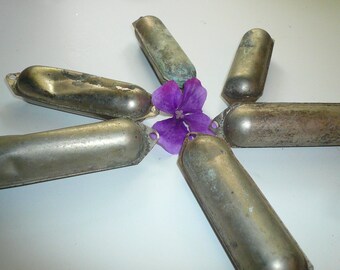 Antique Metal Tool Oblong Oil Gauges Repurpose Doll Parts Free Shipping by VintageStudioSupply