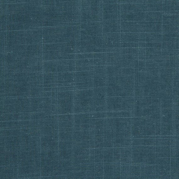 Dark Turquoise Linen Upholstery Fabric Solid Color Fabrics