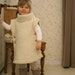 CROCHET PATTERN poncho Scarlett with turtleneck and buttons (toddler/child/adult sizes)