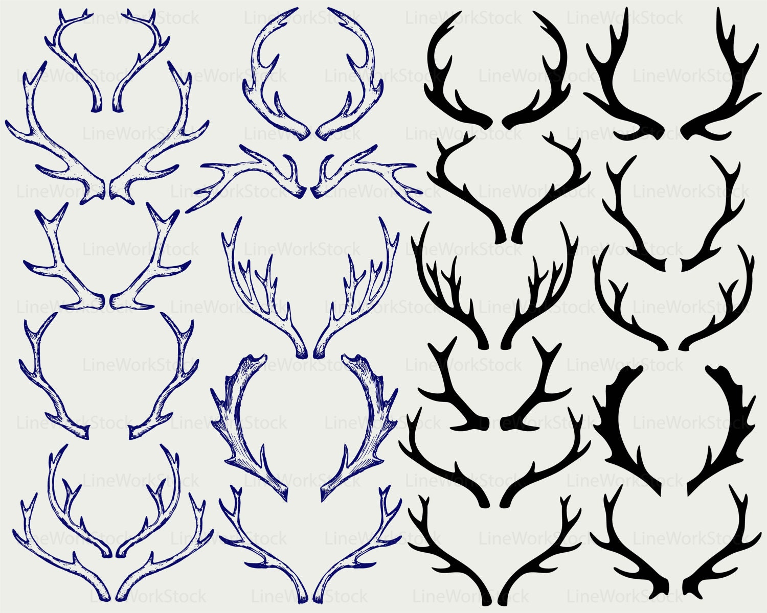 Download Antlers svg/deer antlers clipart/moose antlers svg/antlers