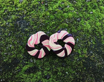 Handmade ceramic jewellery, earrings