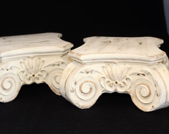 Candle Holder Pedestal Set Plant Pedestal Shabby chic