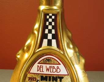 1973 Del Webb Mint 400, Sahara Desert Rallye Decanter With Issues