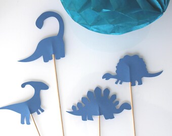 4 skewers blue dinosaur birthday-photobooth party