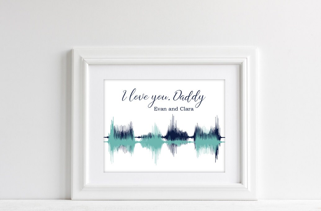 Voice Prints Custom Voice Print Voice Print Wave Art