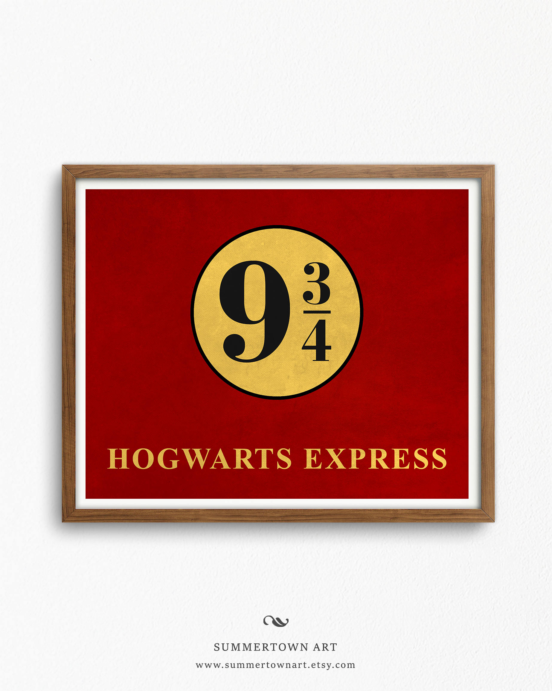 Platform 9 3 4 Printable Harry Potter Poster Digital