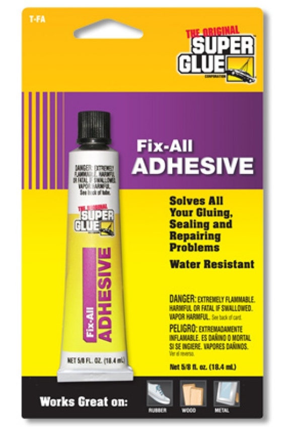 FIX ALL flexible Adhesive Glue seal & repair Rubber Vinyl