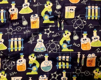 Navy blue scientist quilt