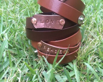 Leather Wrap Bracelets