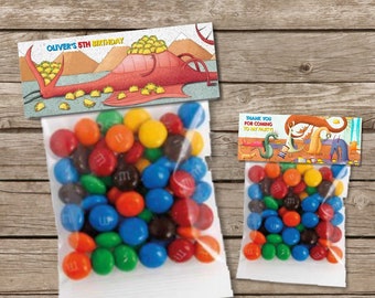 Printable Dragons Love Tacos Bag Toppers, Digital Thank you Tags, Bag Labels, Tacos Treat Bags, Party Favors