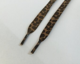 Leopard Printed Shoelace, 50 inches long,