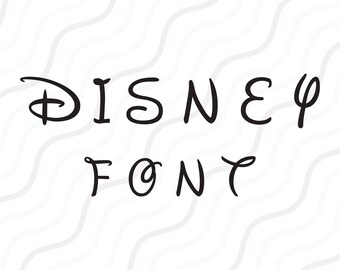 Walt Disney Font SVG, Disney Alphabet Svg, Disney Monogram alphabet, SVG Fonts, Cricut Fonts Cut table Design,svg,dxf,png Instant Download