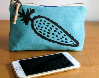 Cosmetic Bag, Vegan Cosmetic Pouch, Makeup Bag, Makeup Pouch, Toiletry Bag, Toiletry Pouch, Travel Pouch, Zipper Pouch, Zipper Bag, Hand Bag