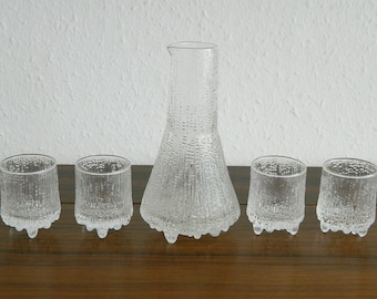 Iittala Finland Tapio Wirkkala Ultima Thule Glass Set