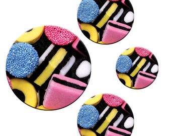 A pack of 4 Patternweights Ideal for holding Patterns onto fabric liquorice