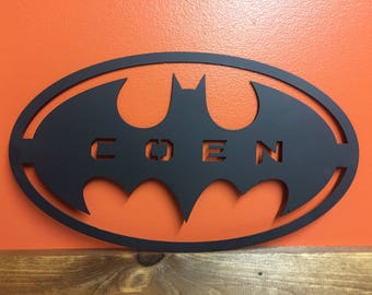 Custom Batman Logo With Name