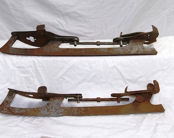 Antique Skate Blades - Union Hardware Co Ice Skates - Vintage 1894