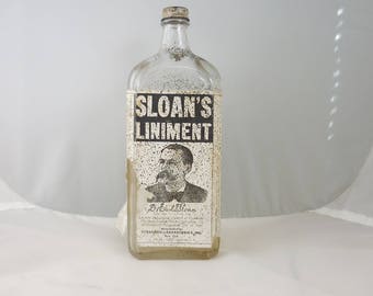 Vintage Sloan's Liniment Bottle