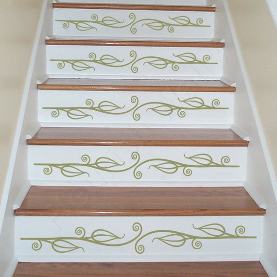 Vinyl Stair Decals for Staircase Riser Decor Decorative
