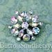 Rhinestone Buttons -Lisa- (21mm) RS-045 - 20 piece set